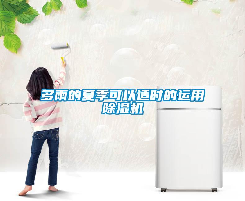 多雨的夏季可以適時(shí)的運(yùn)用除濕機(jī)