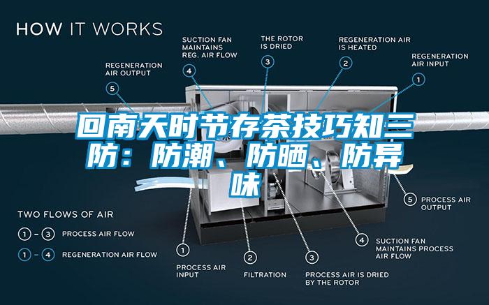 回南天時(shí)節(jié)存茶技巧知三防：防潮、防曬、防異味