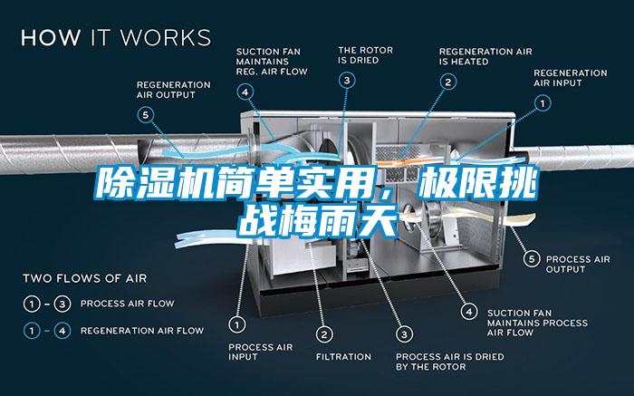 除濕機(jī)簡單實(shí)用，極限挑戰(zhàn)梅雨天