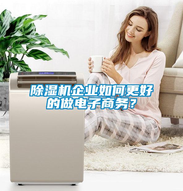 除濕機(jī)企業(yè)如何更好的做電子商務(wù)？