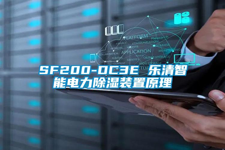 SF200-DC3E 樂清智能電力除濕裝置原理