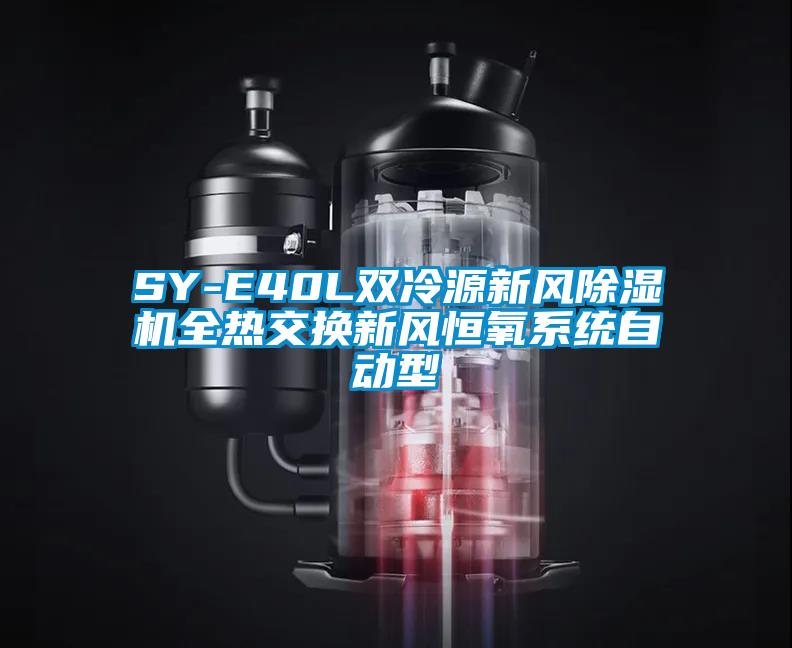 SY-E40L雙冷源新風(fēng)除濕機全熱交換新風(fēng)恒氧系統(tǒng)自動型