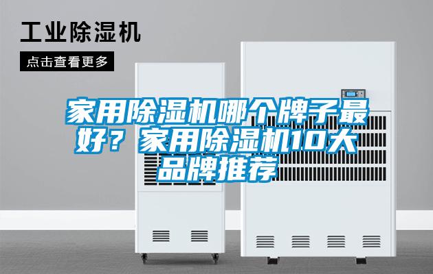 家用除濕機哪個牌子最好？家用除濕機10大品牌推薦