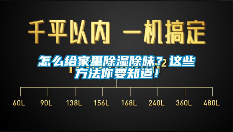 怎么給家里除濕除味？這些方法你要知道！