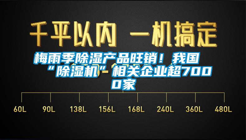 梅雨季除濕產(chǎn)品旺銷！我國“除濕機(jī)”相關(guān)企業(yè)超7000家