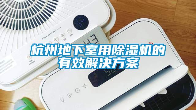 杭州地下室用除濕機的有效解決方案