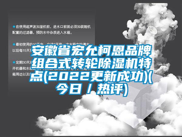 安徽省宏允柯恩品牌組合式轉(zhuǎn)輪除濕機特點(2022更新成功)(今日／熱評)