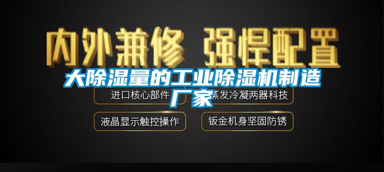 大除濕量的工業(yè)除濕機制造廠家