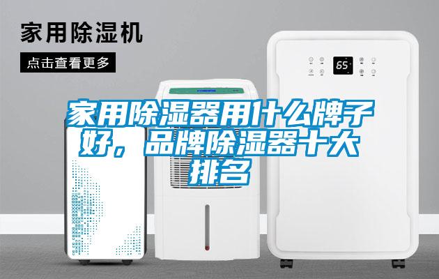 家用除濕器用什么牌子好，品牌除濕器十大排名