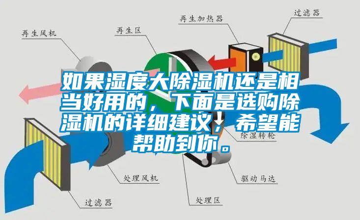 如果濕度大除濕機還是相當好用的，下面是選購除濕機的詳細建議，希望能幫助到你。