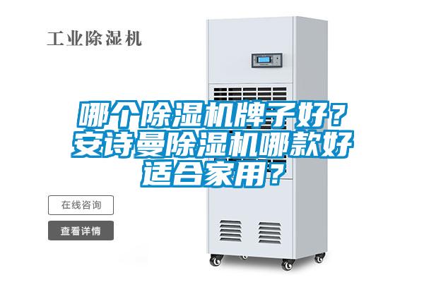 哪個除濕機牌子好？安詩曼除濕機哪款好適合家用？