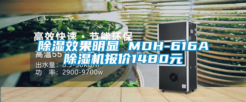 除濕效果明顯 MDH-616A除濕機報價1480元