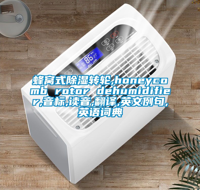 蜂窩式除濕轉(zhuǎn)輪,honeycomb rotor dehumidifier,音標,讀音,翻譯,英文例句,英語詞典