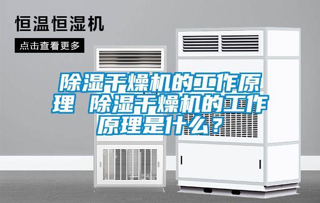 除濕干燥機的工作原理 除濕干燥機的工作原理是什么？