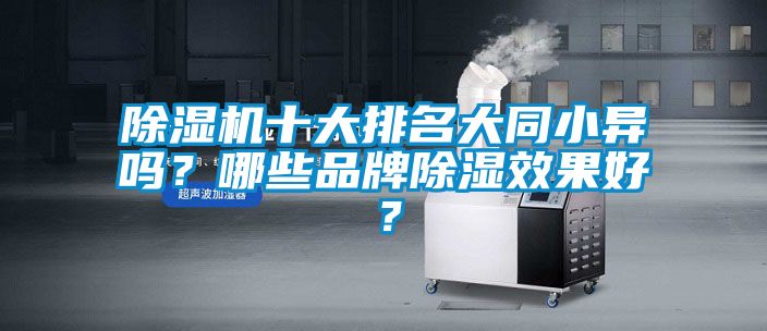 除濕機(jī)十大排名大同小異嗎？哪些品牌除濕效果好？